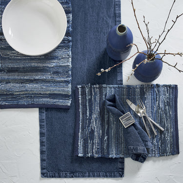 Indigo Chindi Table Runner - 54